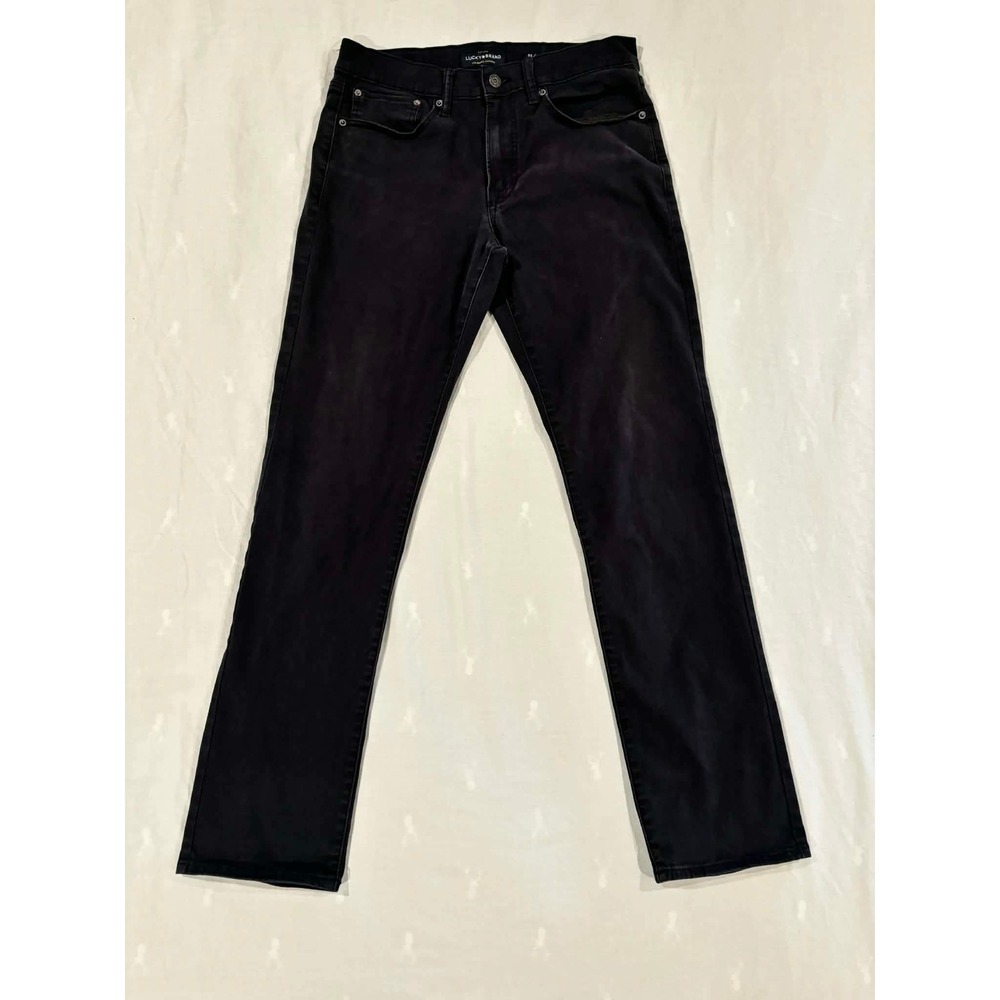 Lucky Brand 121 Slim Mens Jeans Black 32x32 (Measures 32x30)